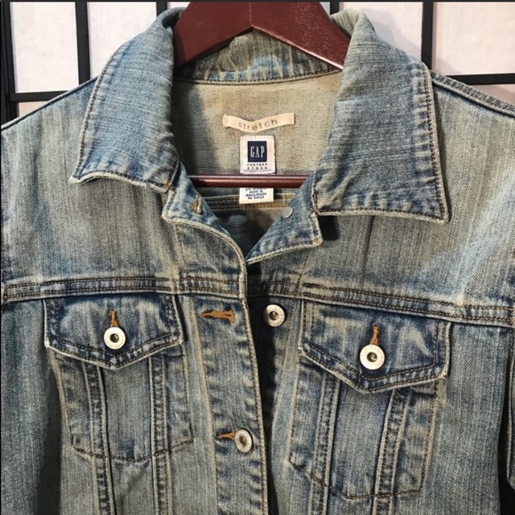 Vintage 90s Gap Light Washed Denim Jacket Size Medium - Picture 9 of 9
